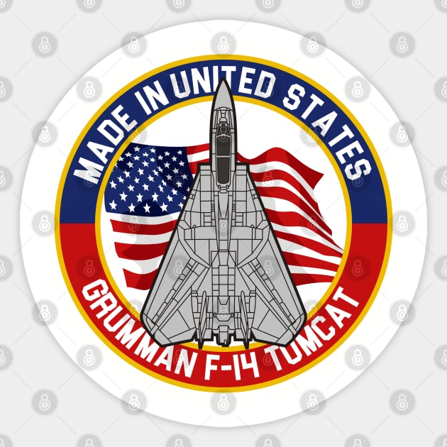 F-14 Tomcat - Made in... Sticker by MBK